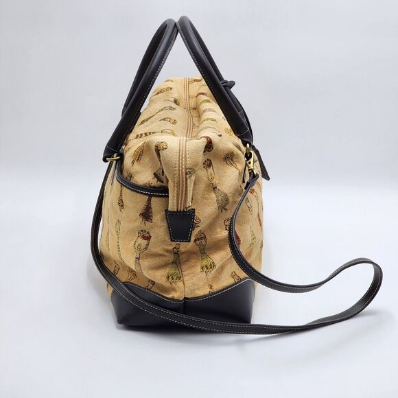 Etienne Aigner Vintage Native Natural Tribal Women Print Satchel Shoulder Bag - Picture 4 of 11